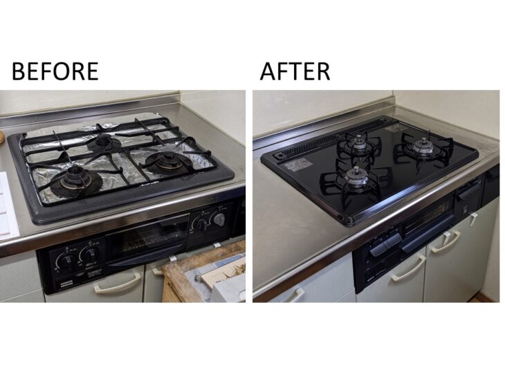   朝霞市W様邸　ビルトインコンロ交換