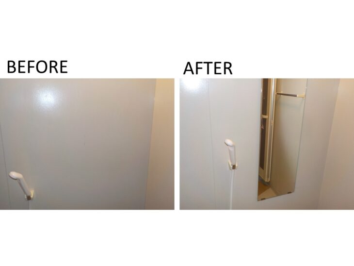   志木市R様邸　浴室鏡取付