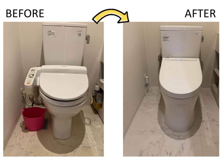   朝霞市S様邸 TOTOピュアレストQR、クッションフロア、ソフト巾木交換