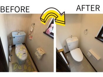 朝霞市W様邸 TOTO　ﾋﾟｭｱﾚｽﾄQR　トイレ交換