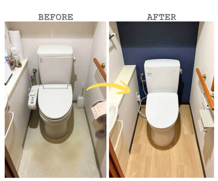   朝霞市M様邸 TOTO　ﾋﾟｭｱﾚｽﾄQR　トイレ交換
